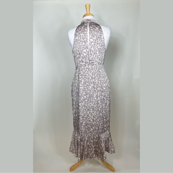 Good American The Resort Leopard Halter Dress - Size 3 - Picture 4 of 16